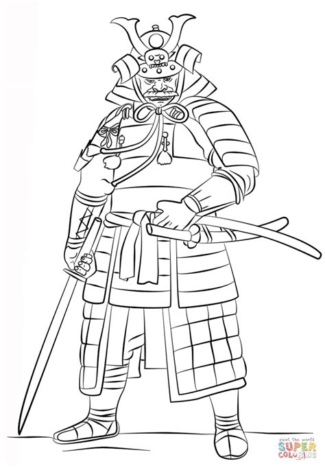 Anime Samurai Coloring Pages
