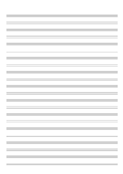 The ultimate source of music information by allowing anyone to contribute and releasing the data under open licenses. 22-Stave With No Clef To One Page (A3) Blank Sheet Music printable pdf download