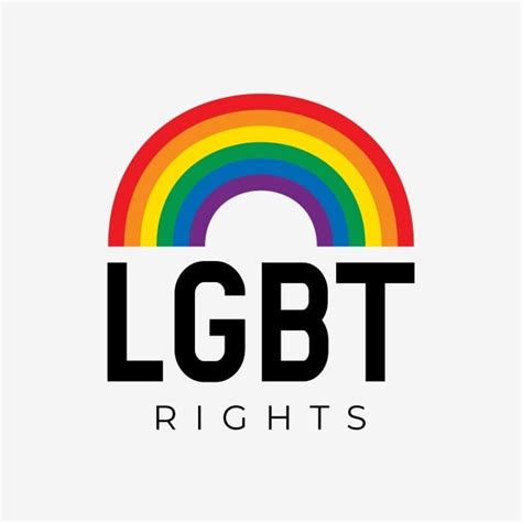 Lgbt Rights Symbol In Rainbow Colors With Lettering Background Banner