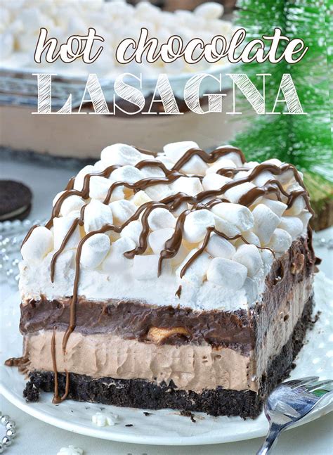 This week's video is a fun dessert recipe, that is healthy and tasty! Hot Chocolate Lasagna (1) - OMG Chocolate Desserts
