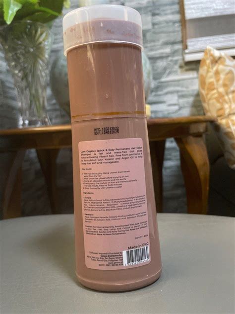 Luxe Organix Permanent Hair Color Shampoo On Carousell
