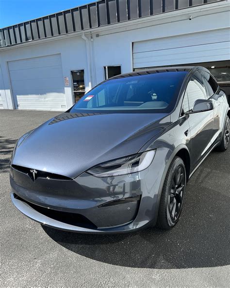 2022 Tesla Model X Plaid Grey Metallic — Detailership™