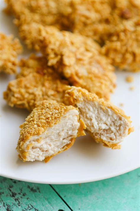 Crunchy Oven Baked Chicken Nuggets With Honey Mustard Sauce Recipe