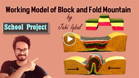 Fold And Block Mountain Working Model Jahi Iqbal With Sayan Dey