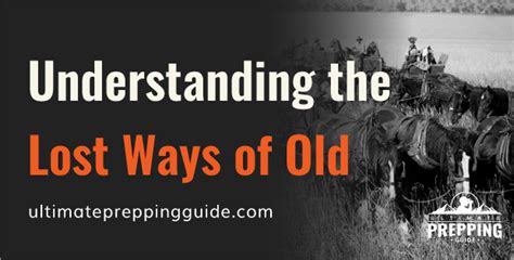 The lost ways book ebay. Understanding the Lost Ways of Old