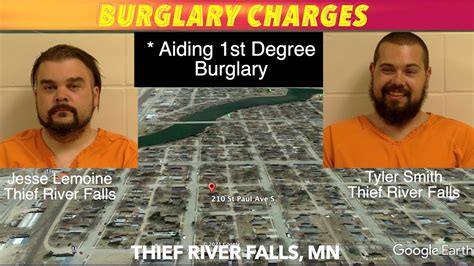 pair charged with aiding 1st degree burglary in thief river falls mn inewz