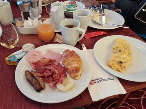 Buffet Breakfast Picture Of Hilton Garden Inn Frankfurt Airport Frankfurt Tripadvisor