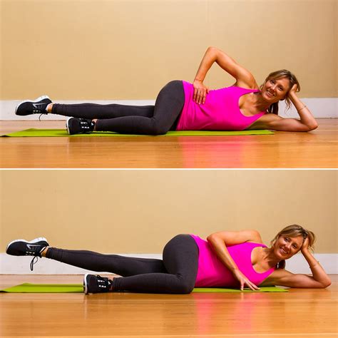 Pilates Side Lying Leg Lifts Inner Thigh Exercises To Do Without A Weight Machine Popsugar