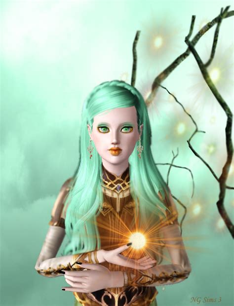 Elf Druid By Ngsims3 By Ng9 On Deviantart