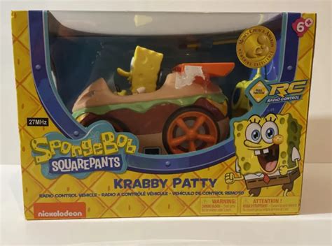 Spongebob Squarepants Krabby Patty Radio Control Racing Vehicle Rc Car