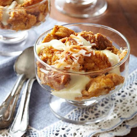 I put together a list of must try vegan pumpkin desserts for thanksgiving or to. Pumpkin Bread Pudding with Coconut Sauce | HEALTH ...
