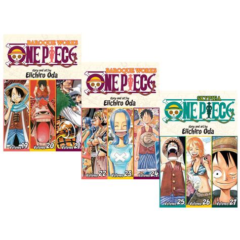 Manga One Piece Volumes 19 27 In 3 Omnibus Editions 7 9 Tp