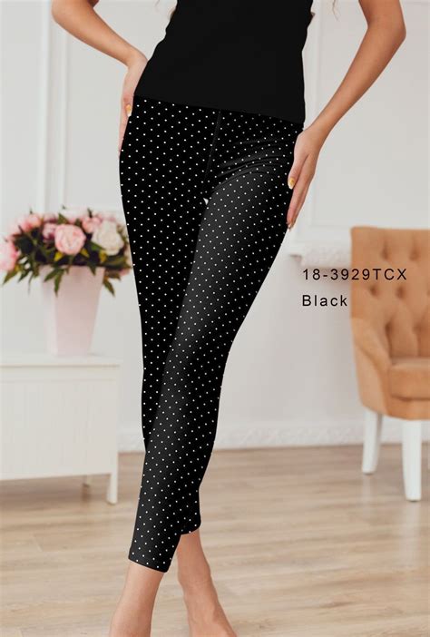 Deal Of The Day Black Polka Dots Luxe Leggings Charlies Project Leggings For A Cause Tc