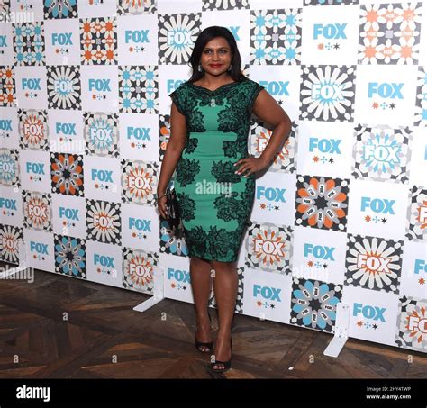 Mindy Kaling Attending The Fox All Star Summer Tca Party 2014 Held At The Soho House West