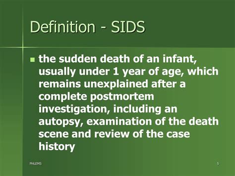 PPT - SUDDEN INFANT DEATH SYNDROME (SIDS) PowerPoint Presentation, free download - ID:5962962