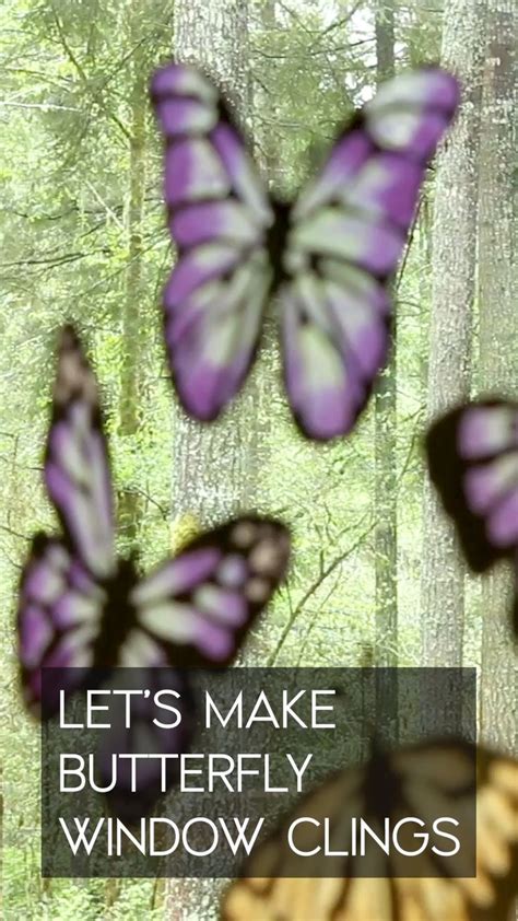 Diy Window Clings Make Stained Glass Inspired Butterflies Artofit