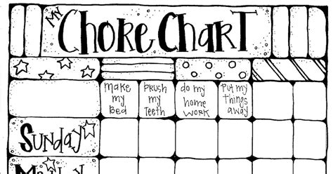 Melonheadz Chore Chart For Holly