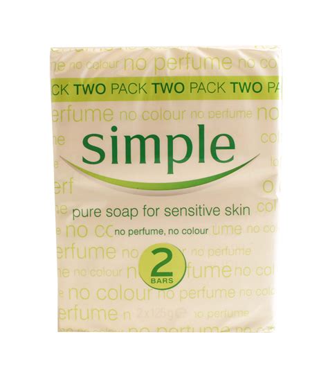 Simple 2 Pack Pure Soap For Sensitive Skin