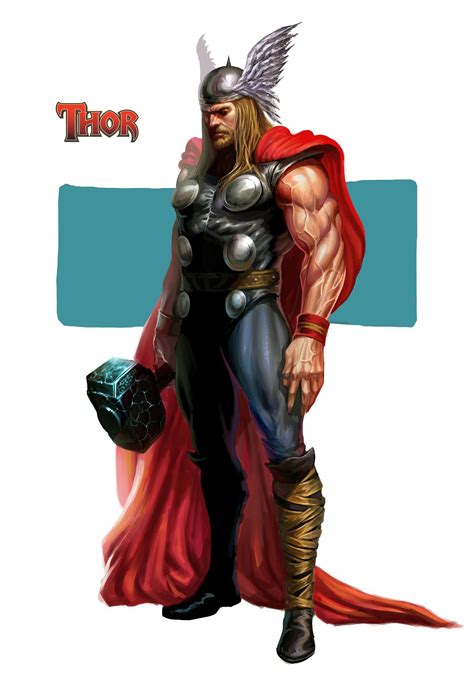 Character Study By 재문 윤 On Artstation Thor Comic Art Thor Comic