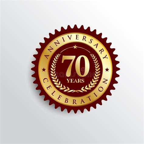 70a Tarjeta Feliz Del Cumpleañosdel Aniversario Con Los Globos Stock