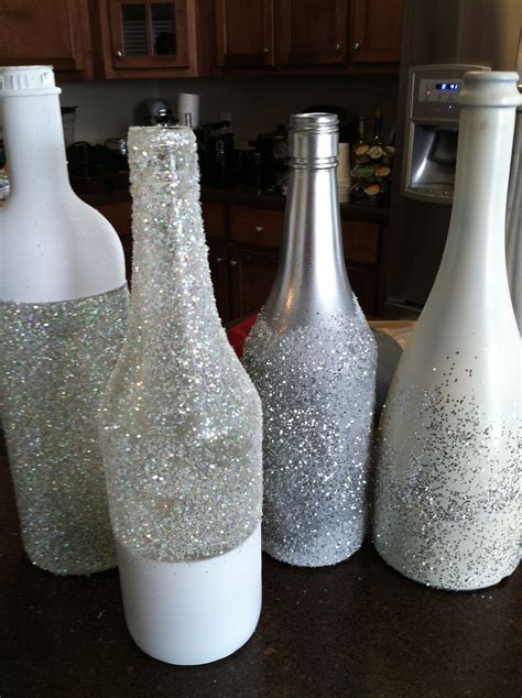 Glitter Bottle Art Bottles Decoration Liquor Bottles