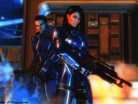 Mass Effect Wallpaper 13 Kaidan And Ashley By Ethaclane On Deviantart