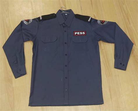 Poly Cotton Blue Security Guard Uniform Size S Xxl At Rs 260piece In