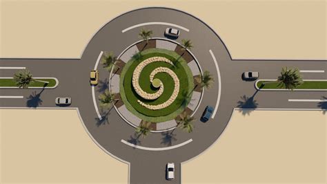 Roundabout Landscape Design Behance