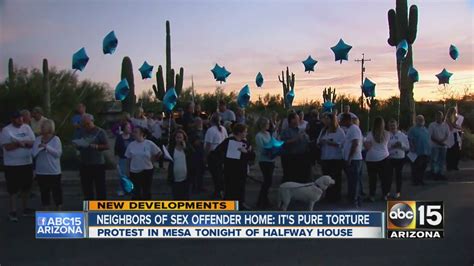 Neighbors Protest Sex Offender Home In Mesa Youtube