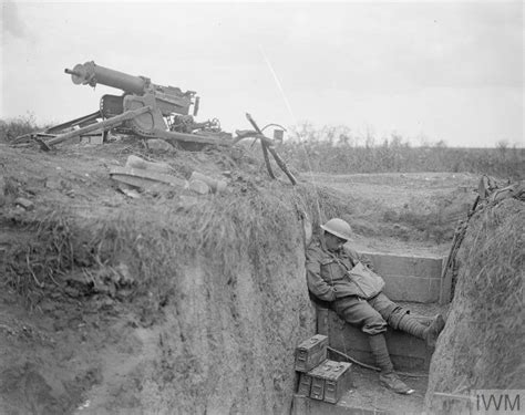 August 9th 1918 Battle Of Amiens Captured German Maxim Machine Gun