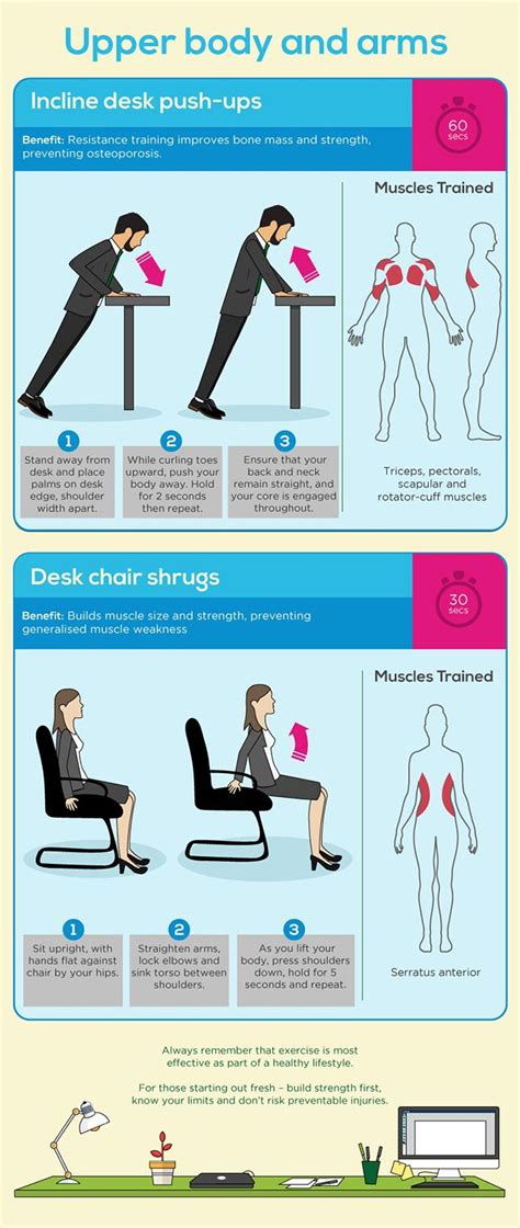 The Minute Office Workout You Should Do Right Now Office Exercise