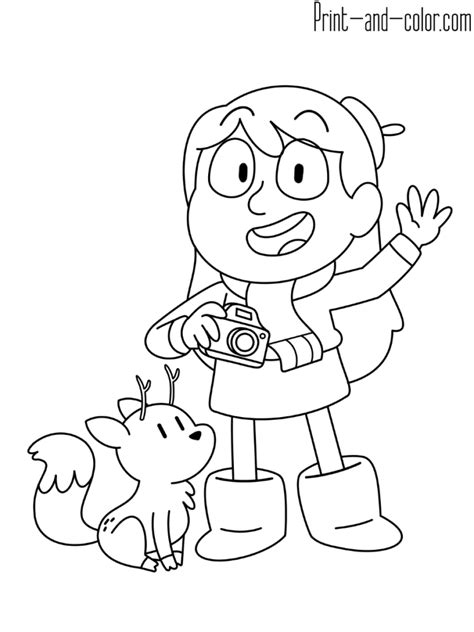 Hilda Coloring Pages Print And