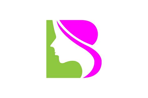 B Letter Beauty Face Logo Design Graphic By Mdmafi3105 · Creative Fabrica