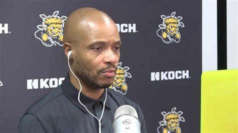 Wichita State Basketball Coach Isaac Brown Talks To Media After Wsus