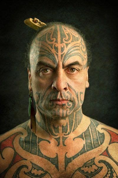 George Nuku Maori Master Carver Sculptor Artist And Bearer Of Ta Moko