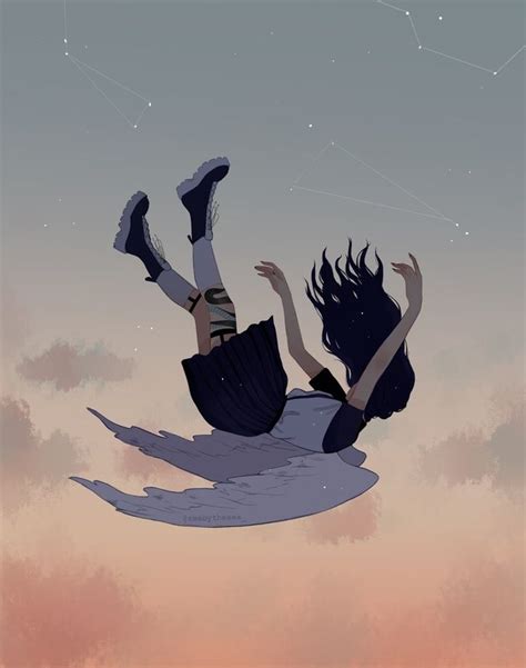 Anime Boy Falling Ed Falling Down By C0ralus On Deviantart Ganrisna