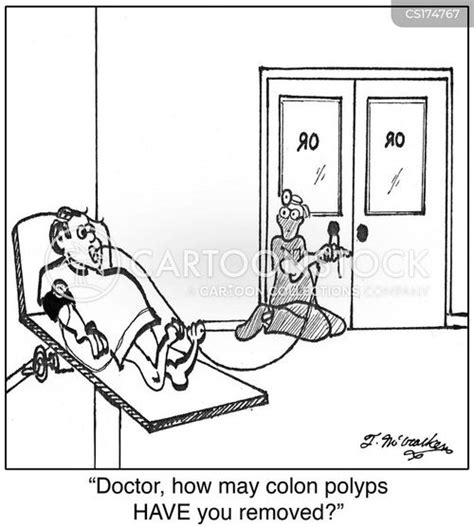 Colon Cancer Screening Cartoon