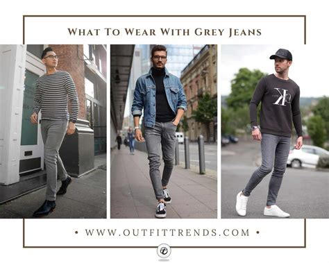 Top 241 Grey Denim Jeans Outfit Men