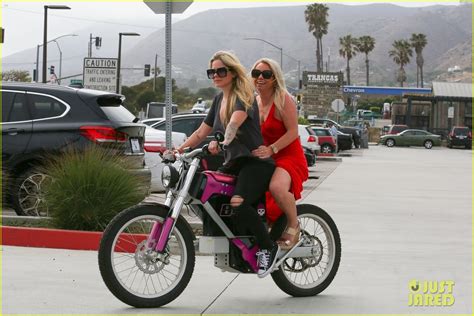 Full Sized Photo Of Avril Lavigne Motorcycle Ride Friend Memorial Day
