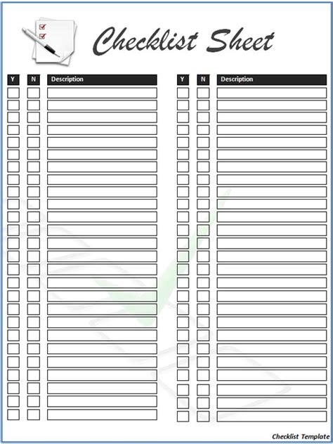 Free Printable Daily Checklist Template Images Vrogue Co