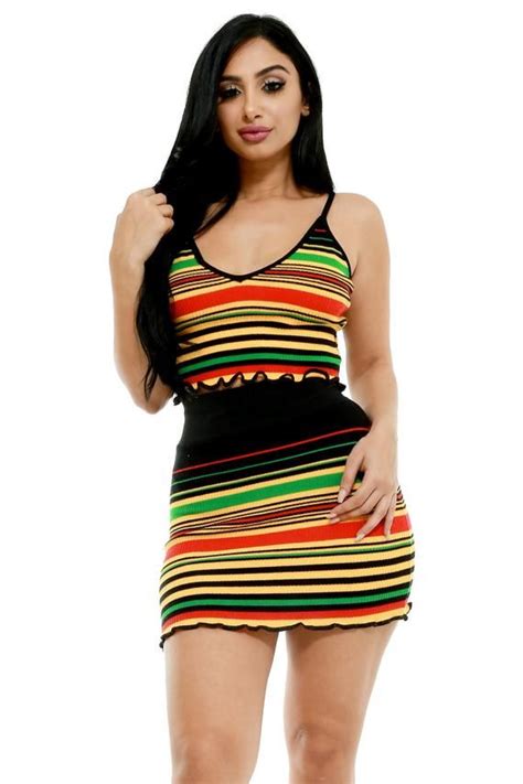 jamaica rasta clothing crop skirt set club rasta dress free etsy rasta clothes rasta dress