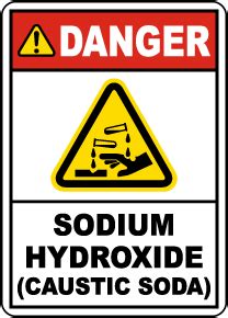 Sodium Hydroxide Hazard Symbol