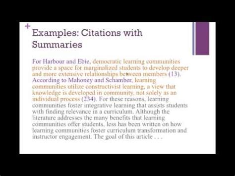 How to reference a movie in the body of text in apa format. MLA In-Text Citation Rules - YouTube