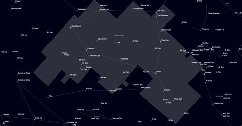 The Astronomers Guide To Ophiuchus Constellation The Snake Bearer