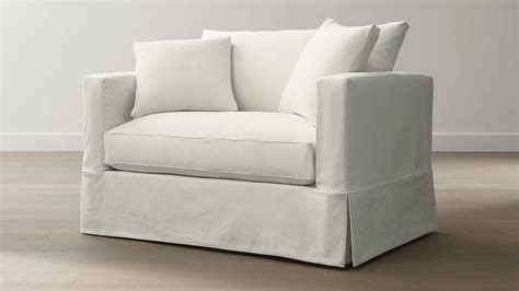 Maybe you would like to learn more about one of these? Willow Twin Sleeper Sofa - Snow | Crate and Barrel