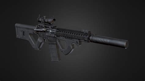 M4a1 Custom 02 Modular 3d Model By 3dgunsmith 6712f49 Sketchfab