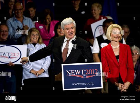 Newt Gingrich Callista Gingrich Hi Res Stock Photography And Images Alamy