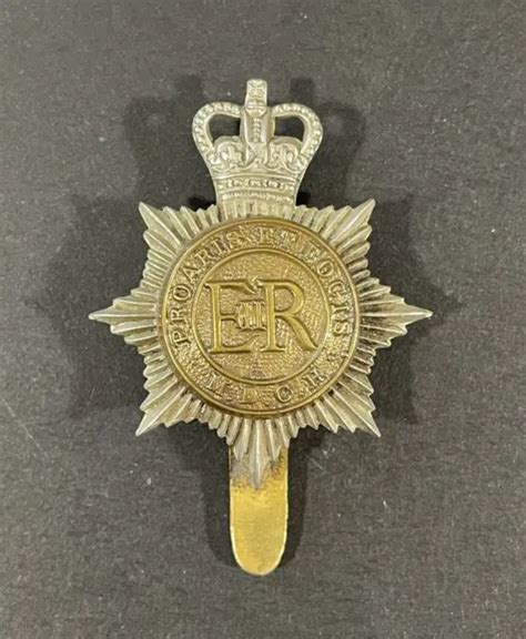 Post Ww2 British Army Middlesex Hussars Yeomanry Cap Badge 1047