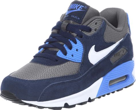 Nike Air Max 90 Youth Gs Shoes Blue Grey