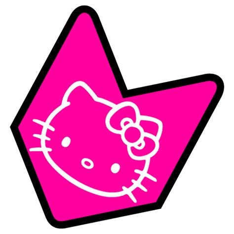 Jdm Logo Hello Kitty Sticker